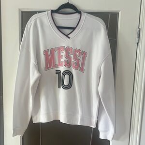 Lionel Messi Sweatshirt Pull Over New without tags Large